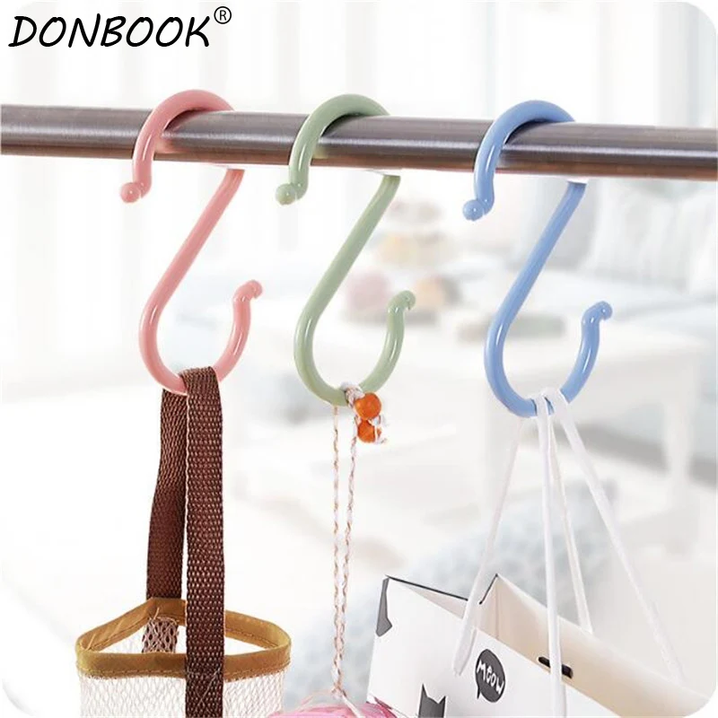 Donbook Creative S Pattern Hooks for Sundries Durable Plastic Hangers for Bathroom Kitchen Multi-function Rails B604
Donbook Creative S Pattern Hooks for Sundries Durable Plastic Hangers for Bathroom Kitchen Multi-function Rails B604