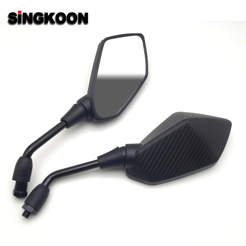 Carbon Fibre Pattern Universal 10mm Motocycle Mirror Moto Rearview Side Mirror FOR Honda CB CB500F 500X 650F CB1000R 1000 1300
Carbon Fibre Pattern Universal 10mm Motocycle Mirror Moto Rearview Side Mirror FOR Honda CB CB500F 500X 650F CB1000R 1000 1300