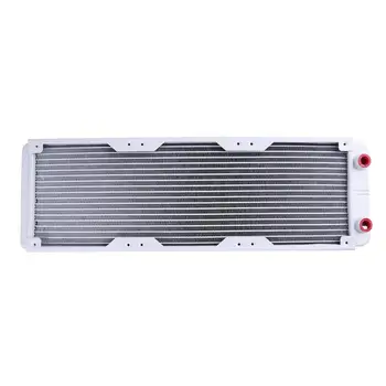 360mm 18 Tube Straight G1/4 Thread Aluminum Heat Radiator Exchanger with Screw Pack for PC Water Cooling system
360mm 18 Tube Straight G1/4 Thread Aluminum Heat Radiator Exchanger with Screw Pack for PC Water Cooling system