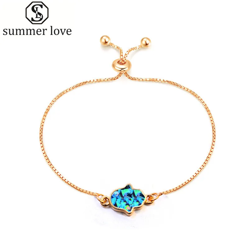 Blue Tree Charm Imitation Opal Hamsa Fatima Hand Bracelets Link Chain Bracelet Women Gold Color Jewish Turkish Israel
Blue Tree Charm Imitation Opal Hamsa Fatima Hand Bracelets Link Chain Bracelet Women Gold Color Jewish Turkish Israel
