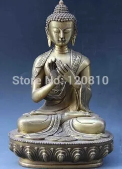 8.5 Tibet Buddhism Temple Copper Brass Enlightening Sakyamuni Buddha God Statue
8.5 Tibet Buddhism Temple Copper Brass Enlightening Sakyamuni Buddha God Statue