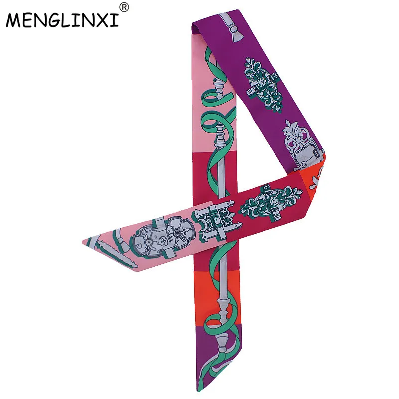 Rope Print 2019 New Design Silk Scarf Women Tie Luxury Brand Scarf Bag Ribbons Fashion Head Scarf Small Long Scarves C76
Rope Print 2019 New Design Silk Scarf Women Tie Luxury Brand Scarf Bag Ribbons Fashion Head Scarf Small Long Scarves C76