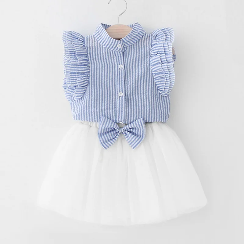3-10 Years Girls Dress Summer 2019 Brand Kids Princess Striped Clothes Cartoon Cute Set 2Pcs Short Sleeve T-Shirt+Veil DressD30
3-10 Years Girls Dress Summer 2019 Brand Kids Princess Striped Clothes Cartoon Cute Set 2Pcs Short Sleeve T-Shirt+Veil DressD30