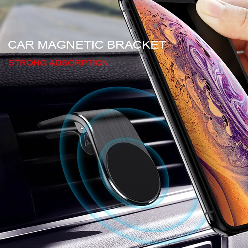 

Magnetic Phone Holder on Xiaomi Pocophone F1 Huawei Car GPS Air Vent Mount Magnet Cell Phone Stand Holder for iPhone 7 Samsung
