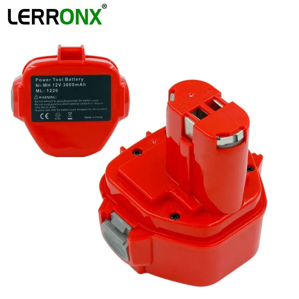 Ni-MH 12V 3000mAh Cordless Drills rechargeable battery for Makita Power Tools 1220 1234 1233 1235 replacement nimh bateria
Ni-MH 12V 3000mAh Cordless Drills rechargeable battery for Makita Power Tools 1220 1234 1233 1235 replacement nimh bateria