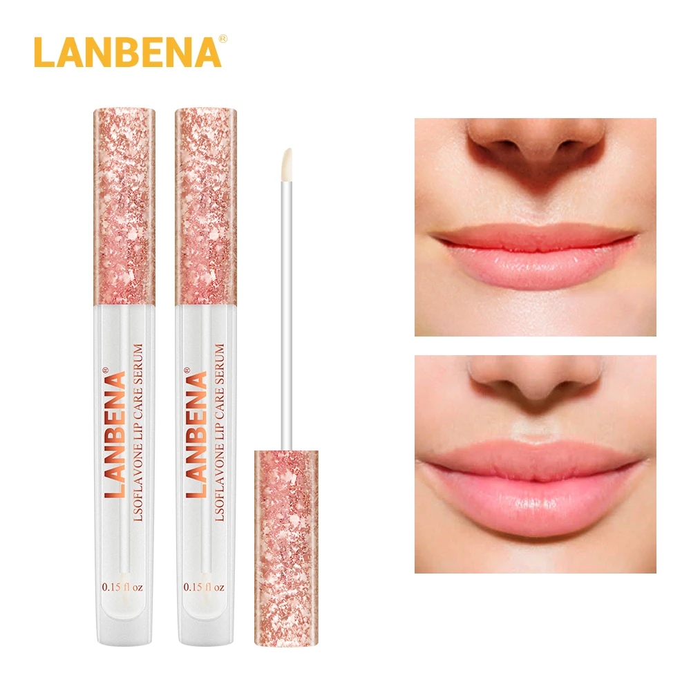 LANBENA Lsoflavone сыворотка для ухода за губами 2 шт. маска губ эластичность увеличение