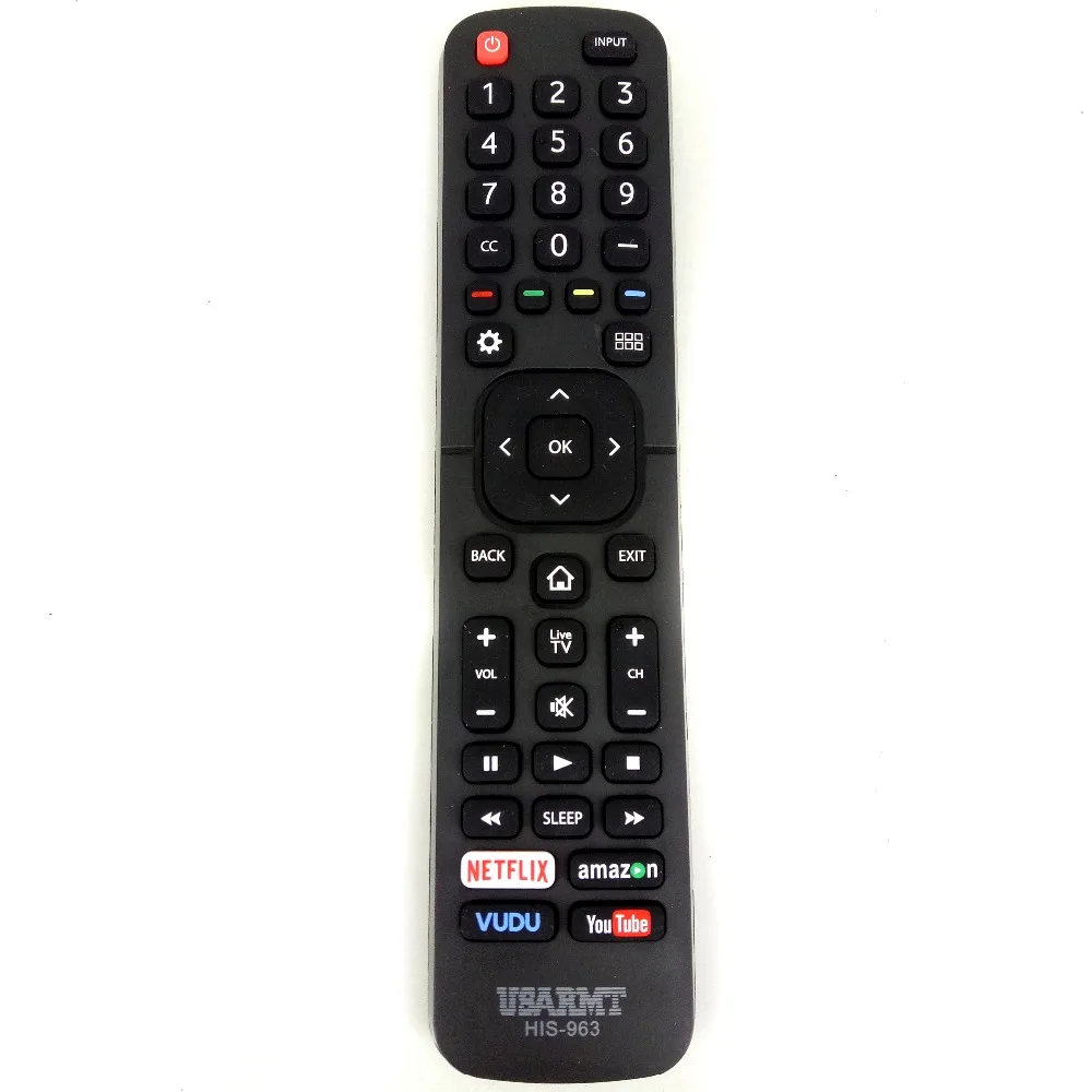 New Universal Remote Control HIS-963 For Hisense TV Replace EN2A27 EN2B27 Fernbedienung free shipping
New Universal Remote Control HIS-963 For Hisense TV Replace EN2A27 EN2B27 Fernbedienung free shipping