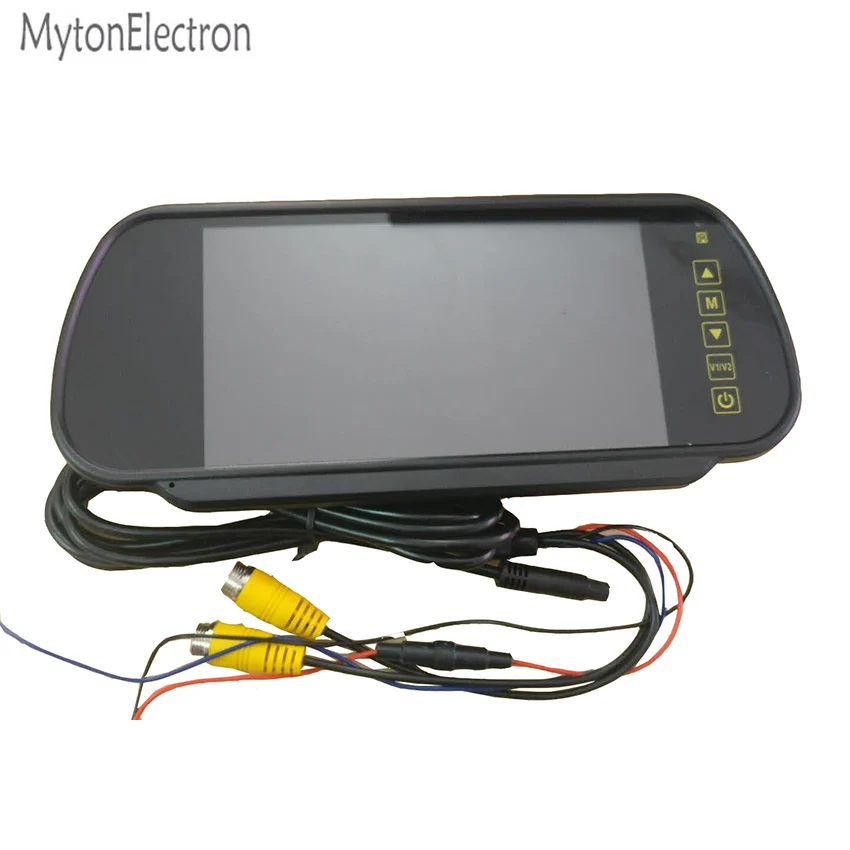 4 Pin CCD Bus Vans Trucks Rear View Reverse Camera 12/24V Parking Camera Remote Control 7" LCD Color TFT Monitor 800*480 Screen
4 Pin CCD Bus Vans Trucks Rear View Reverse Camera 12/24V Parking Camera Remote Control 7" LCD Color TFT Monitor 800*480 Screen