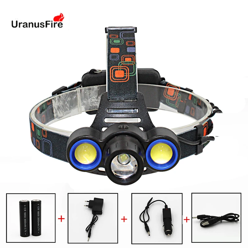 1600LM Headlamp T6 + 2x XPE LED Zoom Headlight Head Lamp Light 18650 Rechargeable Battery Charger
1600LM Headlamp T6 + 2x XPE LED Zoom Headlight Head Lamp Light 18650 Rechargeable Battery Charger