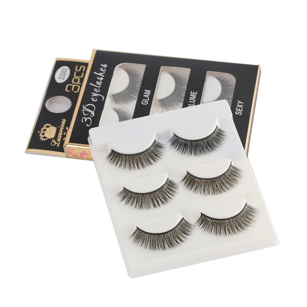 3 pairs 3D Cross Thick False Eye Lashes Makeup Super Natural Long Fake Eyelashes Extension Magnify Eyes Beauty Makeup Tools
3 pairs 3D Cross Thick False Eye Lashes Makeup Super Natural Long Fake Eyelashes Extension Magnify Eyes Beauty Makeup Tools