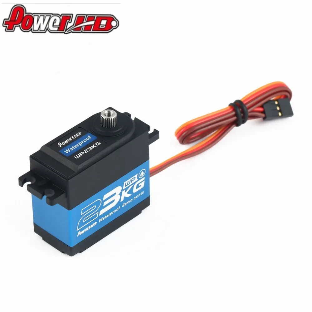 POWER HD WP-23KG Waterproof Metal Gear Digital Coreless Servo with 23kg High Torque for 1/10 RC Remote Control Car Boat
POWER HD WP-23KG Waterproof Metal Gear Digital Coreless Servo with 23kg High Torque for 1/10 RC Remote Control Car Boat
