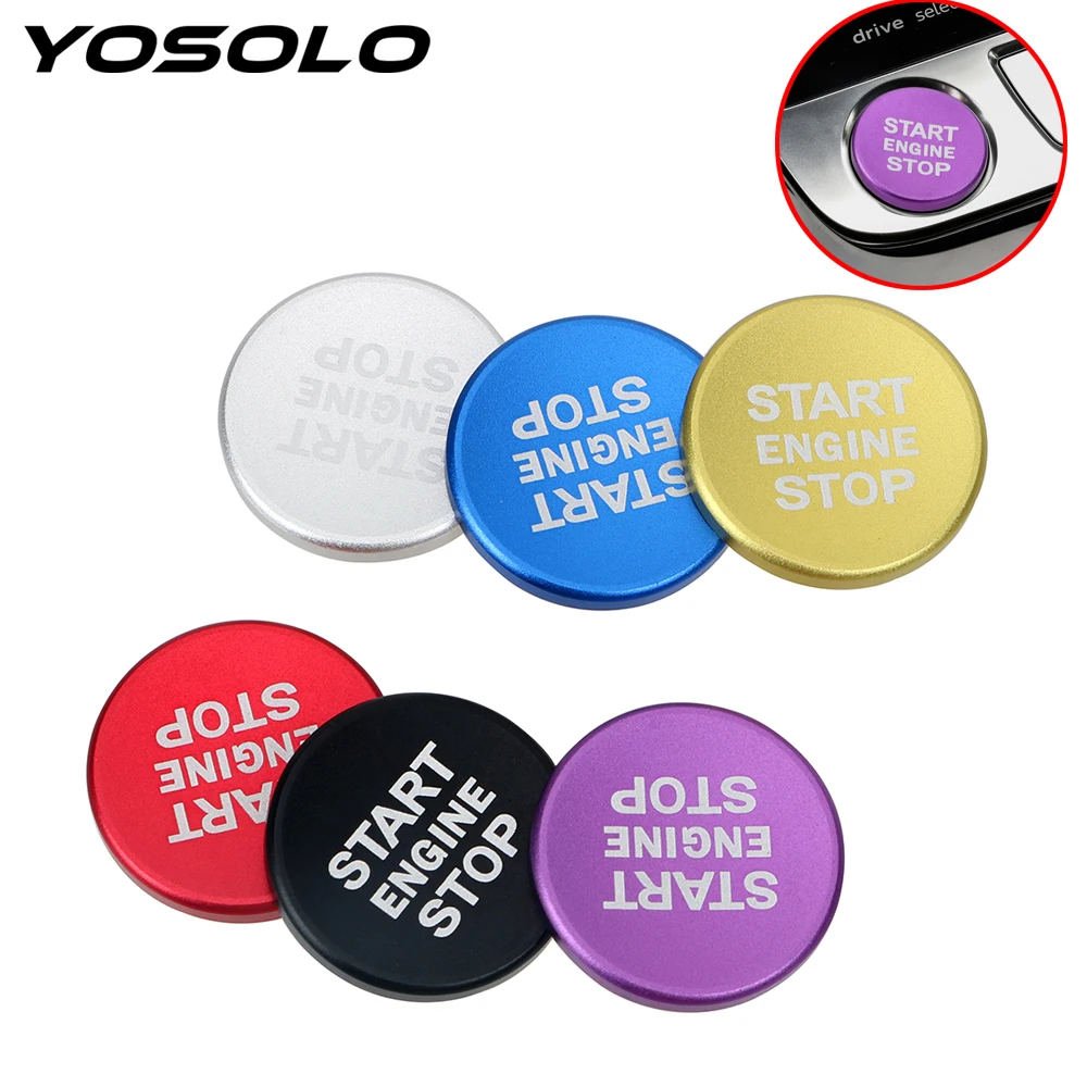 YOSOLO Interior Mouldings Car Sticker STOP Key Switch Decoration Car START Engine Button Replace Cover For Audi A4L/A6L/Q5/A5/A7
YOSOLO Interior Mouldings Car Sticker STOP Key Switch Decoration Car START Engine Button Replace Cover For Audi A4L/A6L/Q5/A5/A7