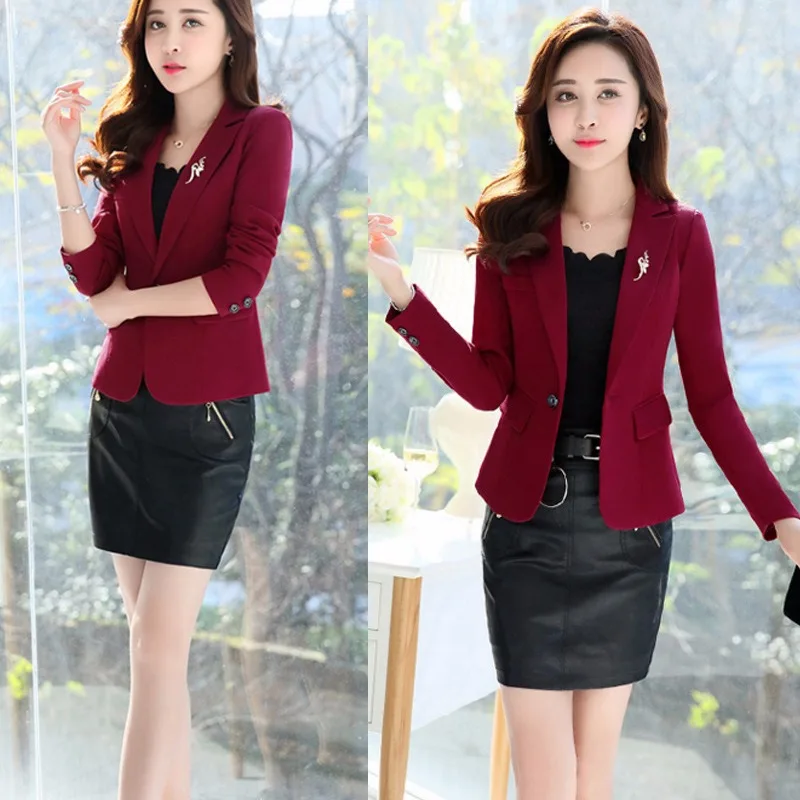 LANLOJER Korean Version Ladies Blazer Casual Suit Long-sleeved Slim Jacket Large Size Small Short Blazer Female Coat 852#
LANLOJER Korean Version Ladies Blazer Casual Suit Long-sleeved Slim Jacket Large Size Small Short Blazer Female Coat 852#