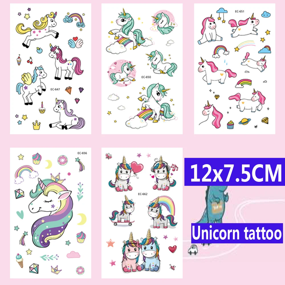 12x7.5CM New Big Cartoon Unicorn Tatoo For Kid Cute Fake Taty Children Temporaire Body Art Waterproof Temporary Tattoo Sticker
12x7.5CM New Big Cartoon Unicorn Tatoo For Kid Cute Fake Taty Children Temporaire Body Art Waterproof Temporary Tattoo Sticker