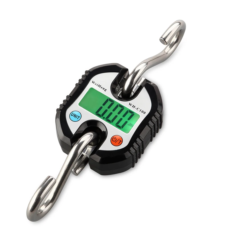 Portable Crane Scale 150kg/50g Mini Heavy Duty Electronic Digital Stainless Steel Hook Hanging Scale Balance Weight LCD Backlit
Portable Crane Scale 150kg/50g Mini Heavy Duty Electronic Digital Stainless Steel Hook Hanging Scale Balance Weight LCD Backlit