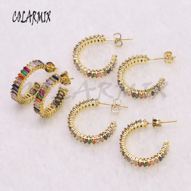 4 Pairs Rainbow color Crystal round earrings Zircon Jewelry earrings fashion jewelry earrings elegant jewelry gift for lady5327
4 Pairs Rainbow color Crystal round earrings Zircon Jewelry earrings fashion jewelry earrings elegant jewelry gift for lady5327