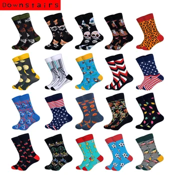 Downstairs Men Socks Individual Character Designs Fashions for Mens 20 Colors Stripes and Stars Skull Bicycle Happy Calcetines
Downstairs Men Socks Individual Character Designs Fashions for Mens 20 Colors Stripes and Stars Skull Bicycle Happy Calcetines