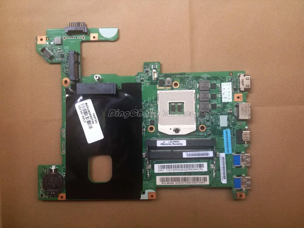 Ноутбук Материнская Плата/mainboard для Lenovo G580 LG4858L с интегрированной видеокартой hm70