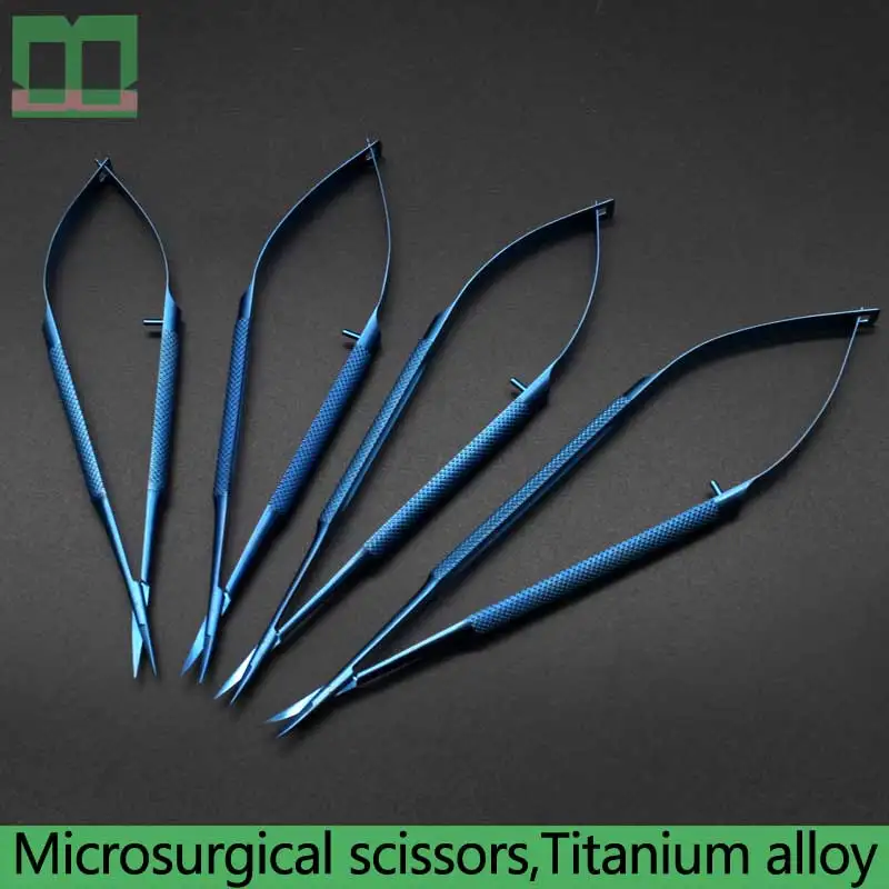 Microsurgical scissors titanium alloy corneal Scissors Double eyelid surgery tool Surgical scissors 12.5/14/15/16/18cm
Microsurgical scissors titanium alloy corneal Scissors Double eyelid surgery tool Surgical scissors 12.5/14/15/16/18cm