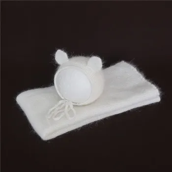 White Simple Angola Animal Wrap Hat Set Photo Prop Knitted Baby Swaddle Blanket Newborn Photography Props
White Simple Angola Animal Wrap Hat Set Photo Prop Knitted Baby Swaddle Blanket Newborn Photography Props