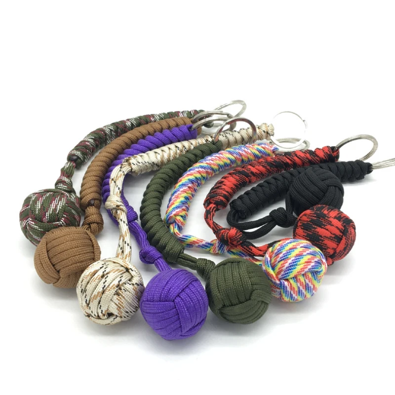 10 Colors Outdoor Security Protection Monkey Fist Steel Ball For Girl Bearing Self Defense Survival Keychain Broken Windows
10 Colors Outdoor Security Protection Monkey Fist Steel Ball For Girl Bearing Self Defense Survival Keychain Broken Windows