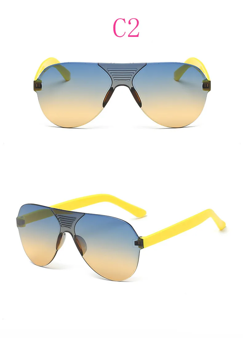 ASUOP 2018 new fashion children Pilot Sunglasses boy girl retro cat eye movement UV400 round color glasses brand goggles (5)
