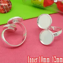 4pcs Wholesale Silver Plated Ring Blank Jewelry Findings with Double Bezel Setting Tray fit for 10mm-12mm Cameo Cabochons
4pcs Wholesale Silver Plated Ring Blank Jewelry Findings with Double Bezel Setting Tray fit for 10mm-12mm Cameo Cabochons