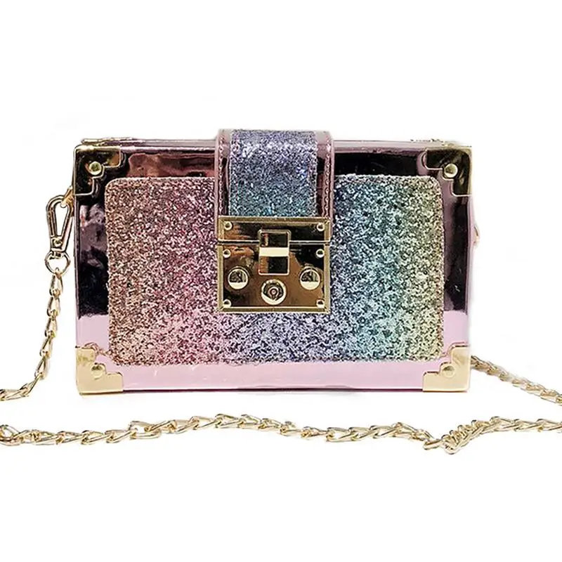 Korean Fashion Sequins Shoulder Small Mini Bag Messenger Crossbody Chain Square Hand Bags For Ladies Evening Clutch Bag Handbags
Korean Fashion Sequins Shoulder Small Mini Bag Messenger Crossbody Chain Square Hand Bags For Ladies Evening Clutch Bag Handbags