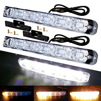 2PCS Universal 6 LED Car Daytime Running Light Waterproof DRL Kit Day Light Auto Driving Light External Light Decorative Lamp
2PCS Universal 6 LED Car Daytime Running Light Waterproof DRL Kit Day Light Auto Driving Light External Light Decorative Lamp