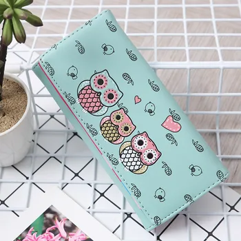 Retro Owl Printing Women Long Wallet Fashion Women PU Leather Hasp Wallets Female Card Holder Coin Purse Leather Wallet carteira
Retro Owl Printing Women Long Wallet Fashion Women PU Leather Hasp Wallets Female Card Holder Coin Purse Leather Wallet carteira