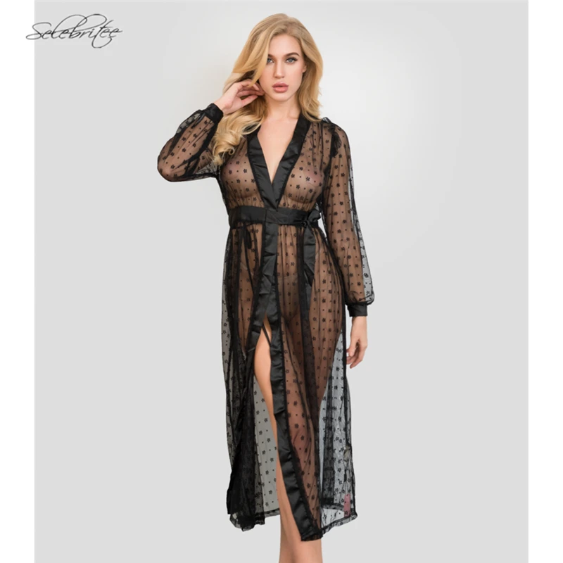 Selebritee Women Nightgown Robe Set Mesh Long Sleeve Lace Kimono Robe Sexy Lingerie with Panty Belt Ladies Satin Sleepwear Robes
Selebritee Women Nightgown Robe Set Mesh Long Sleeve Lace Kimono Robe Sexy Lingerie with Panty Belt Ladies Satin Sleepwear Robes