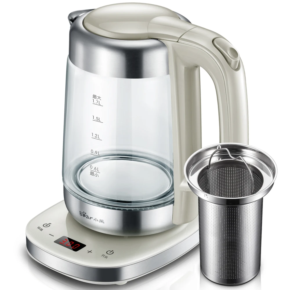 Electric Kettle Water Heater Kettle Filter 1.7L Automatic Temperature Control Electric Teapot Boiler Office Household ZDH-A17J1
Electric Kettle Water Heater Kettle Filter 1.7L Automatic Temperature Control Electric Teapot Boiler Office Household ZDH-A17J1