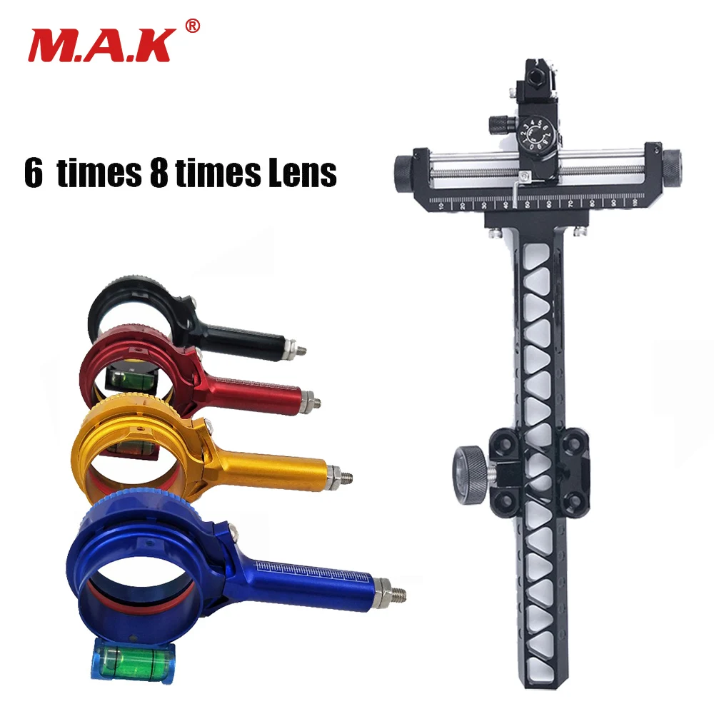 Archery Shooting Compound Bow Competition Aiming Head with Lens Composite Sight 6 Times 8 Time Bow Frame
Archery Shooting Compound Bow Competition Aiming Head with Lens Composite Sight 6 Times 8 Time Bow Frame