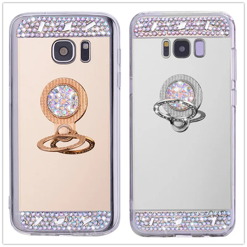 Crystal ring Mirror case for Samsung galaxy A50 A30 A10 M20 M10 glitter Case s5 s6 s7 edge s8 s9 s10 E plus s10 5G cover Coque
Crystal ring Mirror case for Samsung galaxy A50 A30 A10 M20 M10 glitter Case s5 s6 s7 edge s8 s9 s10 E plus s10 5G cover Coque
