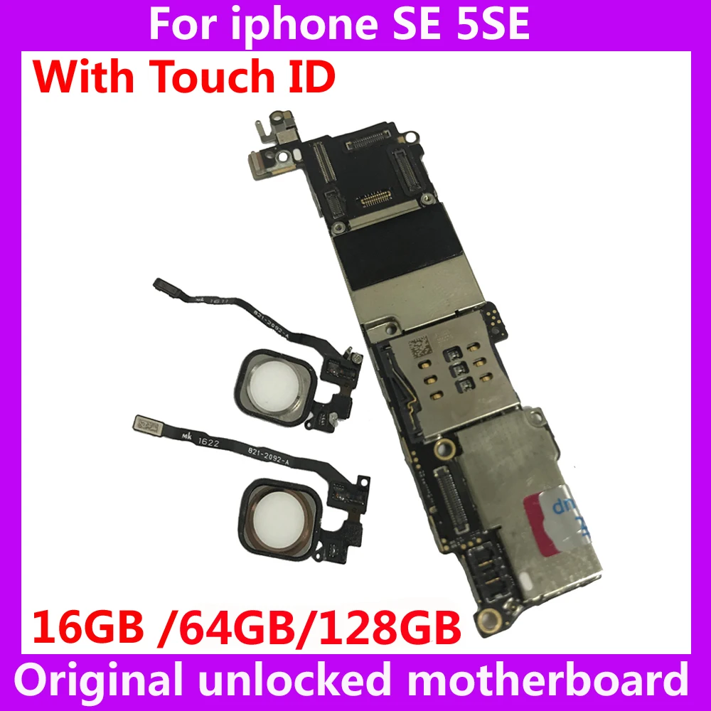 100% Original IOS system For iphone SE 5SE Factory unlocked mainboard with / NO touch ID 16GB 64GB 128GB Free iCloud motherboard
100% Original IOS system For iphone SE 5SE Factory unlocked mainboard with / NO touch ID 16GB 64GB 128GB Free iCloud motherboard