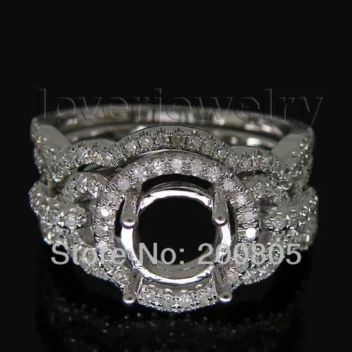 Vintage Round SI Diamond Semi Mount Ring Setting In 14Kt White Gold Diamond Wedding Band Ring Set 8x8mm G090458
Vintage Round SI Diamond Semi Mount Ring Setting In 14Kt White Gold Diamond Wedding Band Ring Set 8x8mm G090458