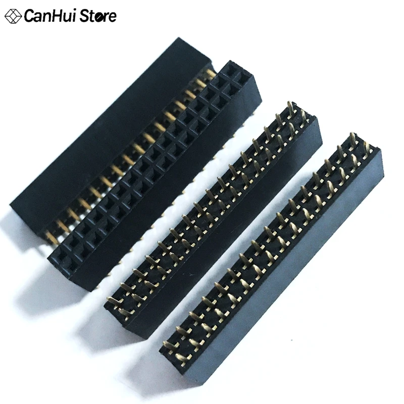 100Pcs 32 Pins Double Row 2x16 2*16 p 32P Ways 2.54mm Spacing Female Pin Header Connector, PTH Header Female Header Connector
100Pcs 32 Pins Double Row 2x16 2*16 p 32P Ways 2.54mm Spacing Female Pin Header Connector, PTH Header Female Header Connector