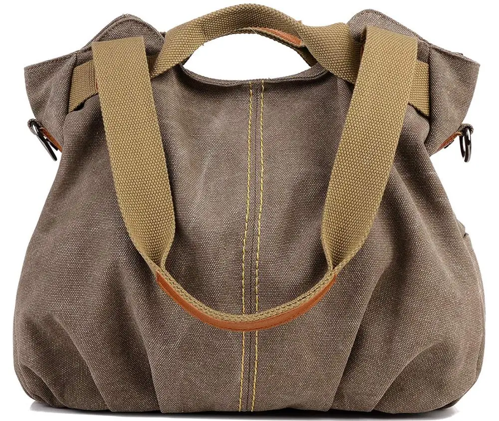 Women's Ladies Casual Vintage Hobo Canvas Daily Purse Top Handle Shoulder Tote Shopper Handbag
Women's Ladies Casual Vintage Hobo Canvas Daily Purse Top Handle Shoulder Tote Shopper Handbag