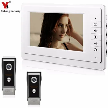 YobangSecurity Video Speakerphone Intercom 7"Inch Monitor Video Doorbell Door Phone Intercom KIT Night Vision 2 Camera 1 Monitor
YobangSecurity Video Speakerphone Intercom 7"Inch Monitor Video Doorbell Door Phone Intercom KIT Night Vision 2 Camera 1 Monitor