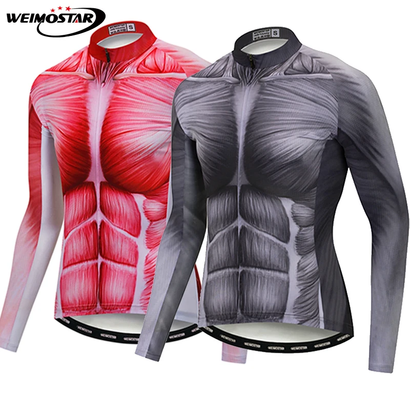 2021 Men Bike Long Sleeve Cycling Jersey Summer Spring Breathable Pro Team Bike Clothing Racing Clothes Ciclismo Muscle Style
2021 Men Bike Long Sleeve Cycling Jersey Summer Spring Breathable Pro Team Bike Clothing Racing Clothes Ciclismo Muscle Style
