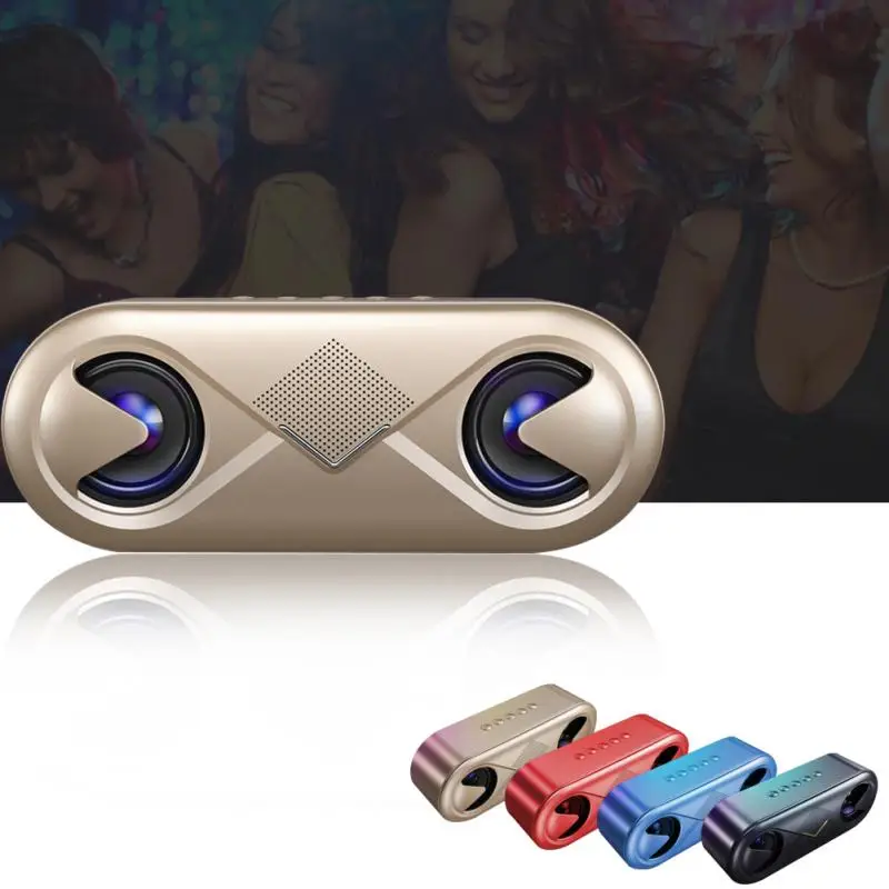 Portable Bluetooth Subwoofer Speaker Wireless Stereo TF Card Slot Outdoor Portable Mini Speaker for iPhone/iPad/Samsung/Laptops
Portable Bluetooth Subwoofer Speaker Wireless Stereo TF Card Slot Outdoor Portable Mini Speaker for iPhone/iPad/Samsung/Laptops