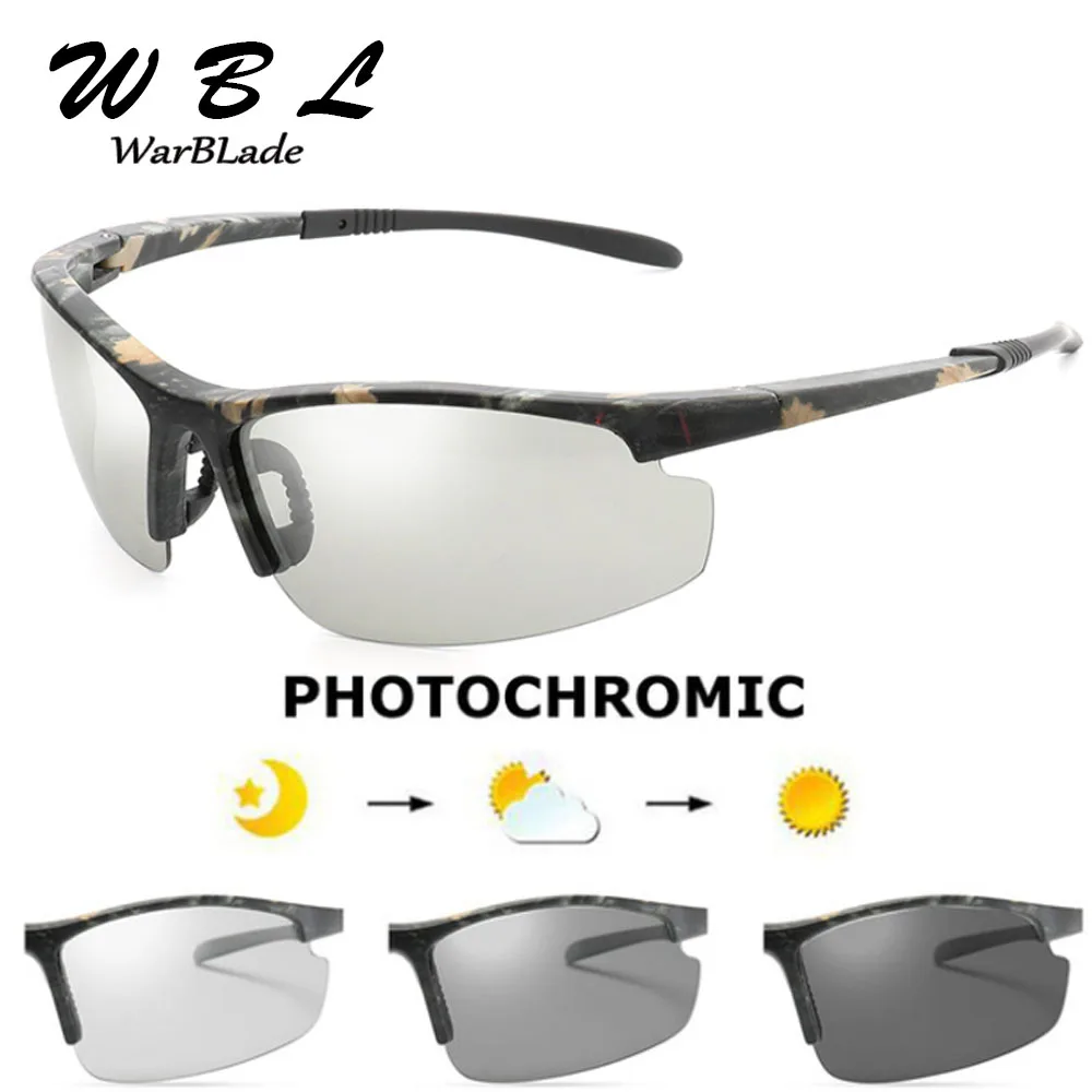 

2019 Men Photochromic Sunglasses New HD Polarized Sunglasses Women UV400 Rimless Anti-glare Sun Glasses Gafes de sol