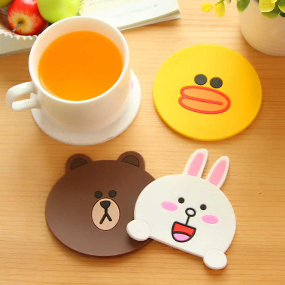 2017 New Kawaii Brown Bear Cartoon Soft Silicone Coffee Coaster,Skidproof Cup,Sweet Cup Mat Coaster Hot Sale
2017 New Kawaii Brown Bear Cartoon Soft Silicone Coffee Coaster,Skidproof Cup,Sweet Cup Mat Coaster Hot Sale