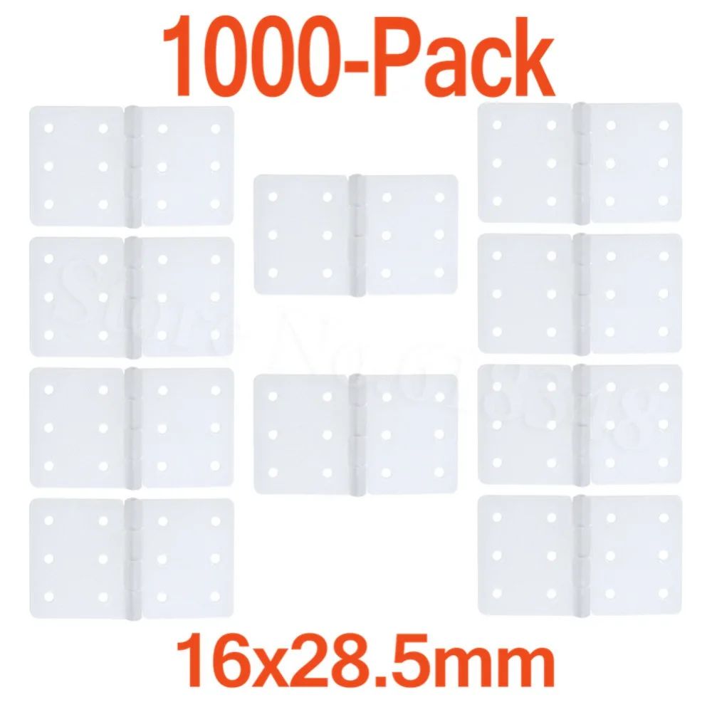1000pcs Plastic Pinned Nylon Hinges 16x28.5 mm For Remote Control RC Airplanes Replacements Parts
1000pcs Plastic Pinned Nylon Hinges 16x28.5 mm For Remote Control RC Airplanes Replacements Parts