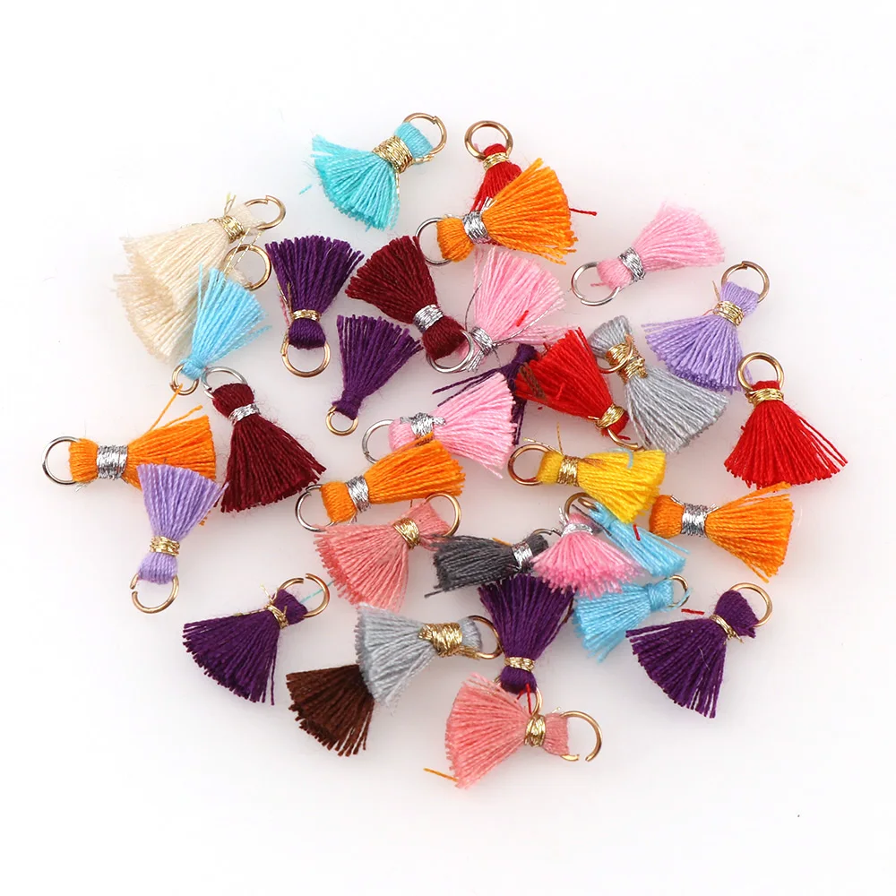30 Pieces Cotton Small Silk Mini Tassel Fringe Earrings Fashion Jewelry Diy Borlas Decorativas Tassel Earrings For Women
30 Pieces Cotton Small Silk Mini Tassel Fringe Earrings Fashion Jewelry Diy Borlas Decorativas Tassel Earrings For Women