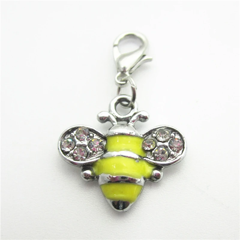 20pcs/lot Enamel Bee Charms Dangle Charms Lobster Clasp Charm DIY Bracelets Necklace Pendants Hanging Floating Charms Jewelry
20pcs/lot Enamel Bee Charms Dangle Charms Lobster Clasp Charm DIY Bracelets Necklace Pendants Hanging Floating Charms Jewelry