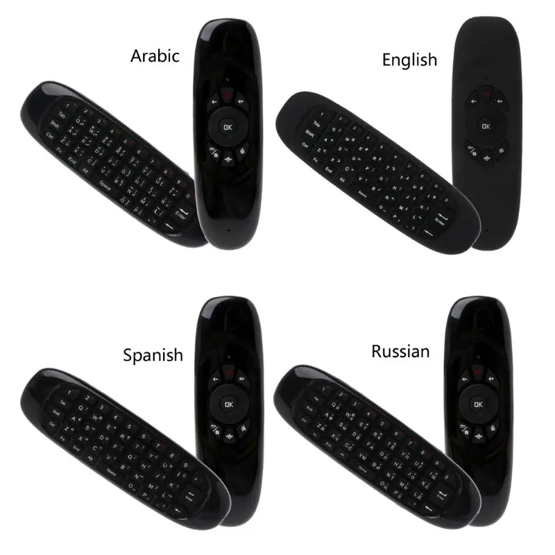 Fly Air Mouse 2.4G Mini Wireless Keyboard Rechargeable Remote Control for PC Android TV Box Russian English Spanish Arabic hyq
Fly Air Mouse 2.4G Mini Wireless Keyboard Rechargeable Remote Control for PC Android TV Box Russian English Spanish Arabic hyq
