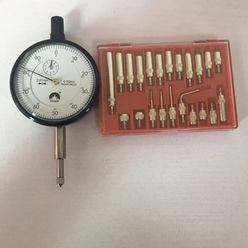 FUJISAN Dial Indicator 0-10mm Lug Back Test Gauge and 22 Piece Dial & Electronic Indicator Point Set Thread
FUJISAN Dial Indicator 0-10mm Lug Back Test Gauge and 22 Piece Dial & Electronic Indicator Point Set Thread