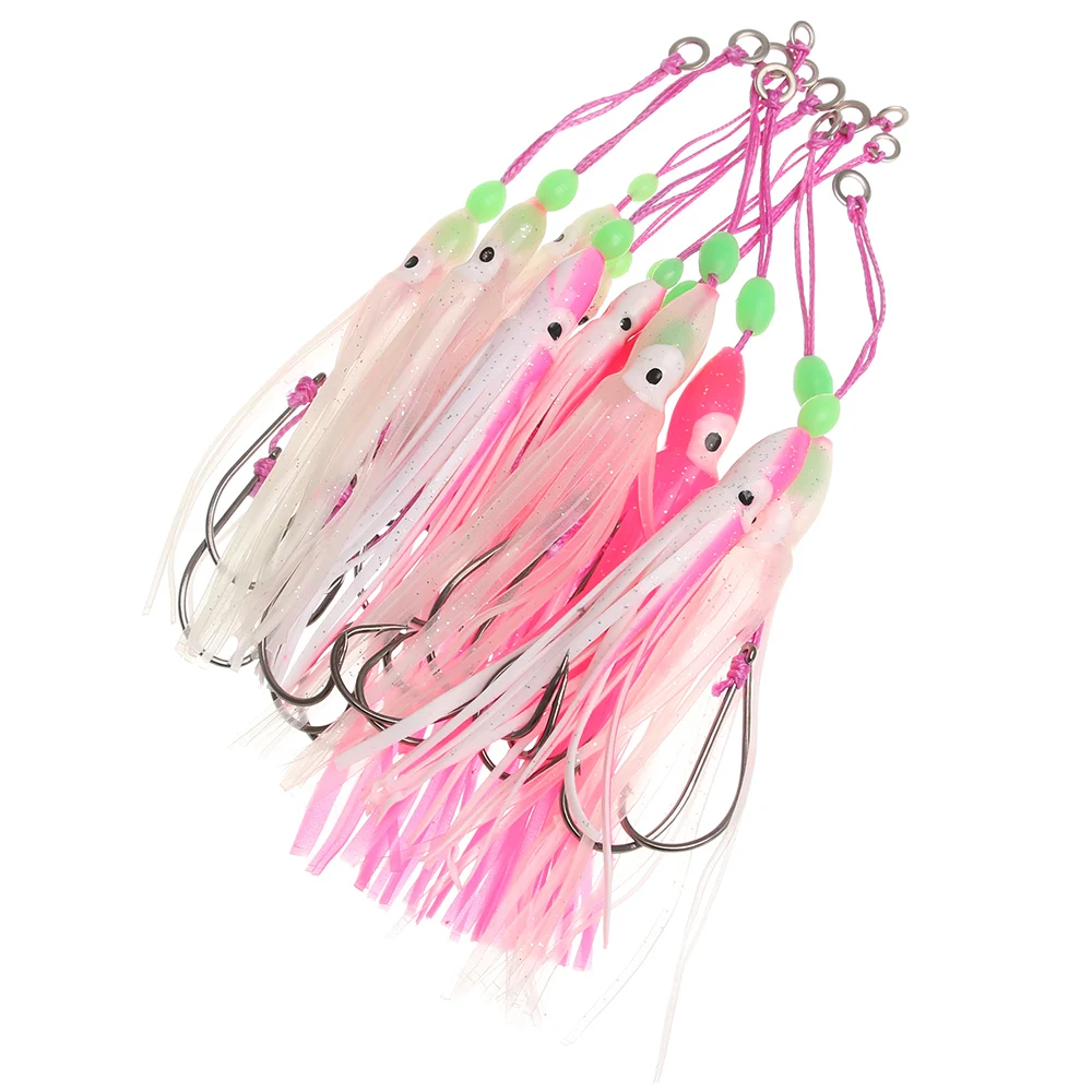 2Pcs/Lot 6cm/10cm/12cm Octopus Lure Squid Jig Fishing Soft Lures Big Squid Bionic Bait Skirt Soft Bait with Hook Fishing Tackle
2Pcs/Lot 6cm/10cm/12cm Octopus Lure Squid Jig Fishing Soft Lures Big Squid Bionic Bait Skirt Soft Bait with Hook Fishing Tackle