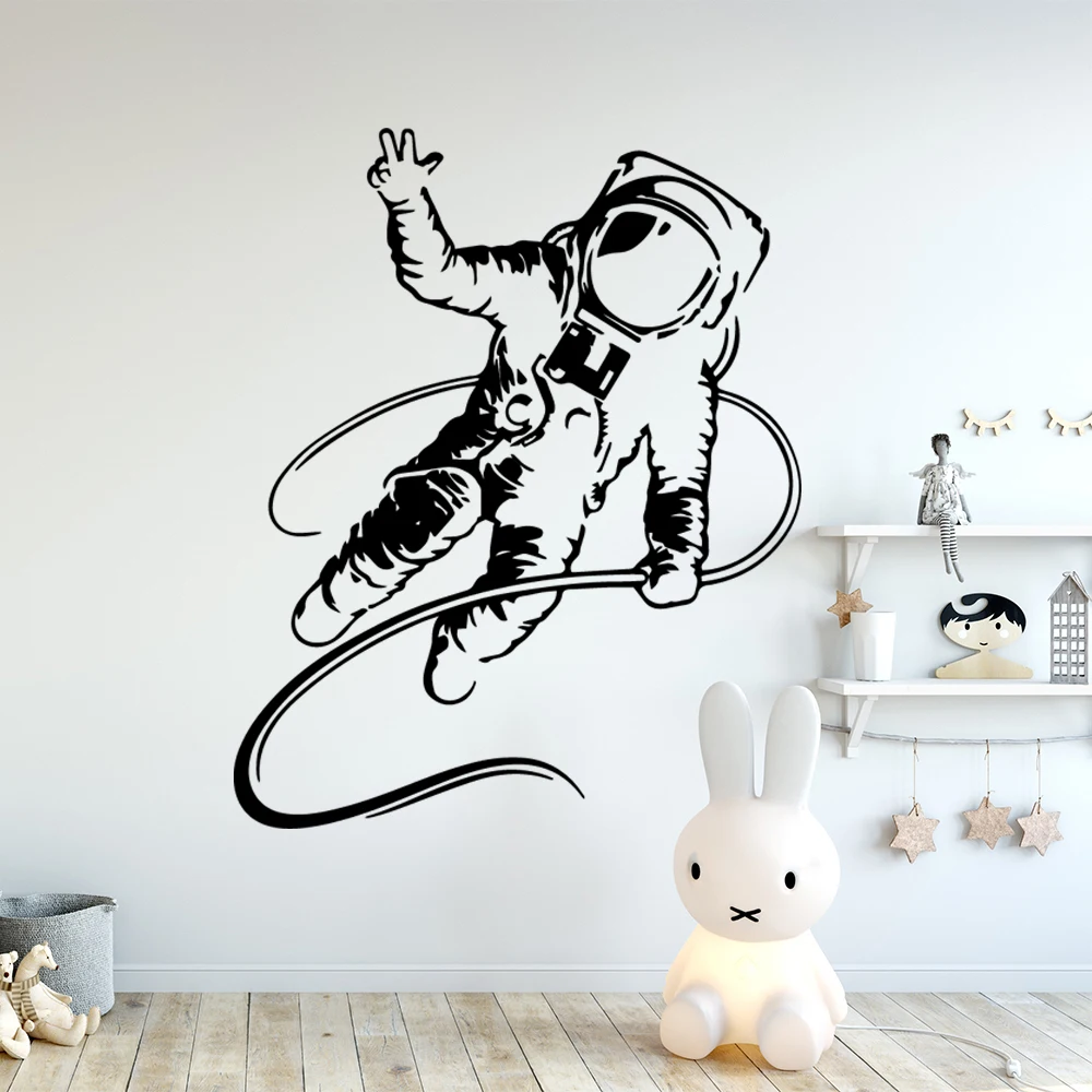Colorful Astronaut Decal Vinyl Mural Poster Decals For Baby Kids Room Wall Stickers Bedroom Wall Decal Mural adesivo de parede
Colorful Astronaut Decal Vinyl Mural Poster Decals For Baby Kids Room Wall Stickers Bedroom Wall Decal Mural adesivo de parede